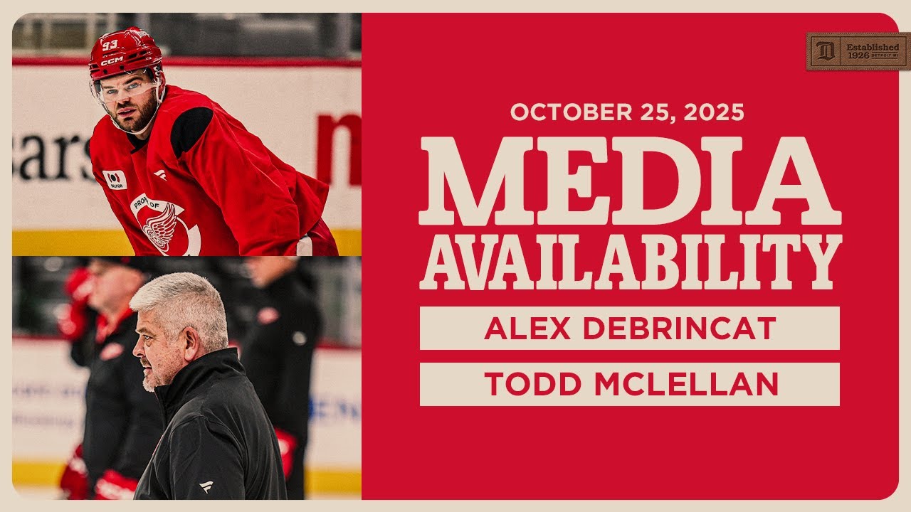 Alex DeBrincat, Todd McLellan Morning Skate Media | Oct. 25, 2025