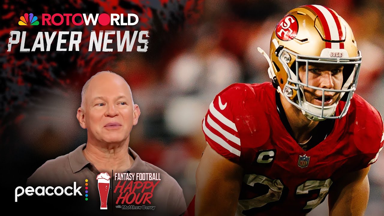 49ers' Christian McCaffrey having vintage start to year | Fantasy Football Happy Hour | NFL on NBC