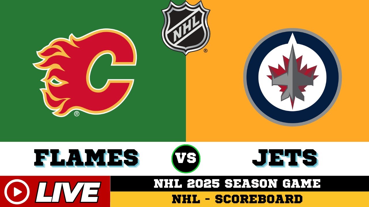LIVE : Calgary Flames Vs Winnipeg Jets | NHL 2025 | NHL Live SCOREBOARD | Oct 25 2025