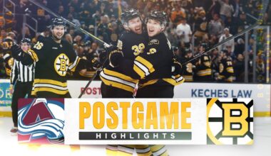 CONDENSED GAME: Boston Bruins vs. Colorado Avalanche - 10/25/2025