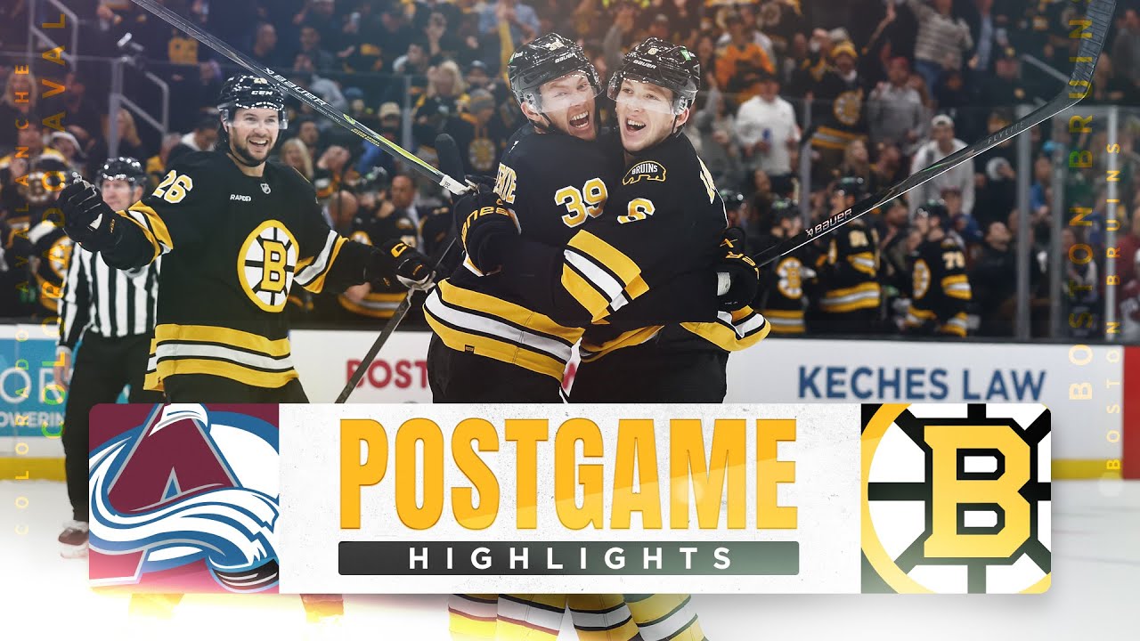 CONDENSED GAME: Boston Bruins vs. Colorado Avalanche - 10/25/2025