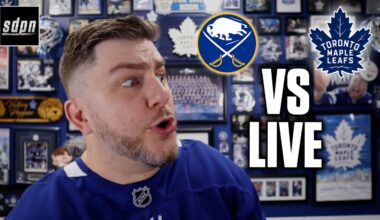 Toronto Maple Leafs vs Buffalo Sabres LIVE w/ Steve Dangle