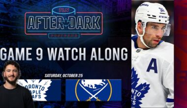 Toronto Maple Leafs vs Buffalo Sabres Watch Along | Game 9 | TLN After Dark