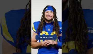 "I know y'all were doing words about me" 🤣 #rams #nfl #shorts