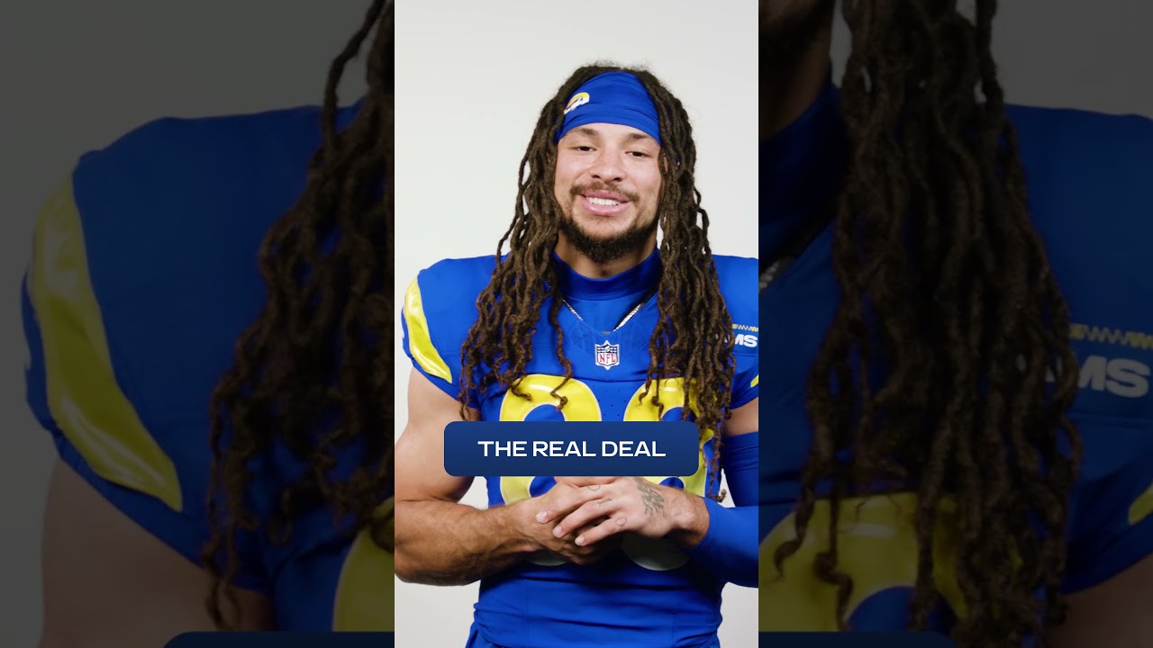 "I know y'all were doing words about me" 🤣 #rams #nfl #shorts