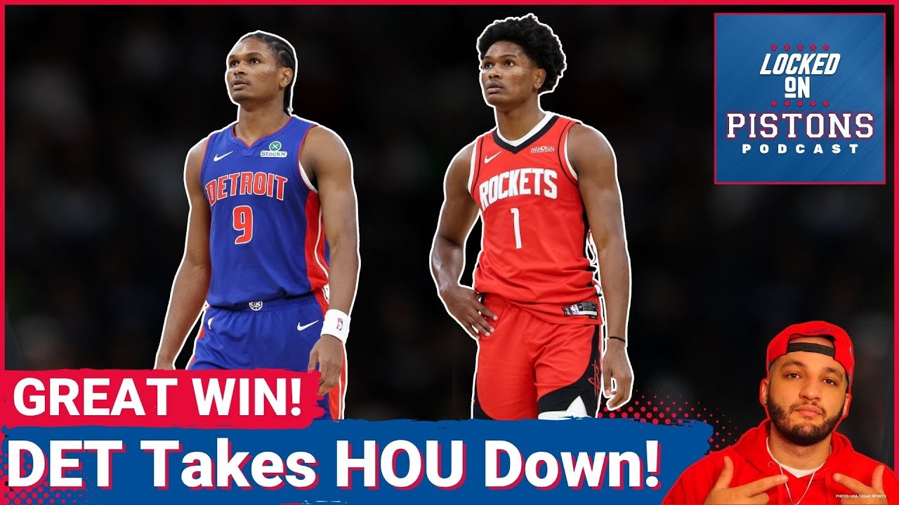 Detroit Pistons' Team Effort OVERWHELMS Star-Studded Rockets | Ausar Outplays Amen In Twin Battle
