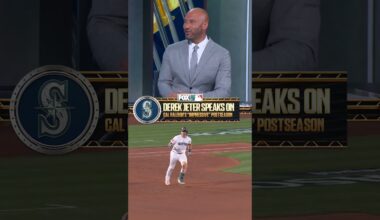 "I bet he just sleeps in his gear" 😂 #MLB #DerekJeter #Mariners #CalRaleigh