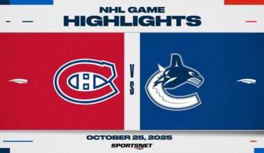 NHL Highlights | Canadiens vs. Canucks - October 25, 2025