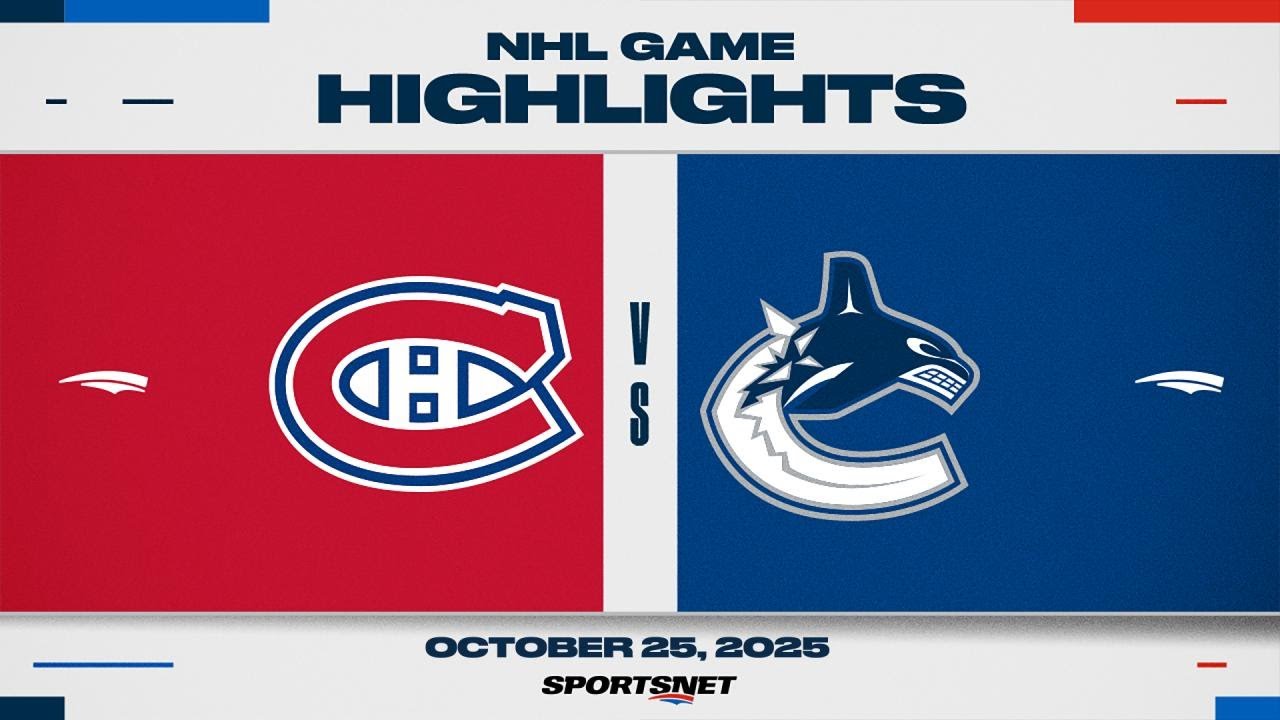 NHL Highlights | Canadiens vs. Canucks - October 25, 2025