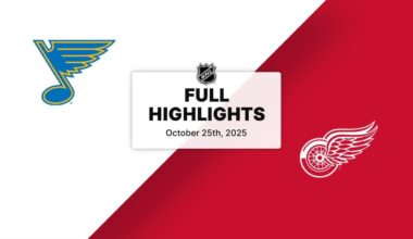NHL Highlights | Blues vs. Red Wings | October 25, 2025