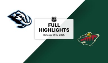 NHL Highlights | Mammoth vs. Wild | October 25, 2025