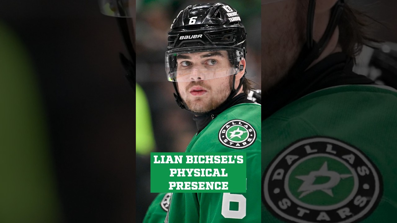 Dallas Stars D-Man Lian Bichsel is a SCARY Presence on the Ice for Opponents | DLLS Sports