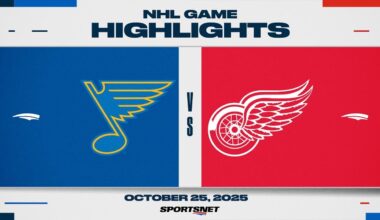 NHL Highlights | Blues vs. Red Wings - October 25, 2025
