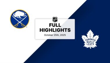 NHL Highlights | Sabres vs. Maple Leafs | October 25, 2025