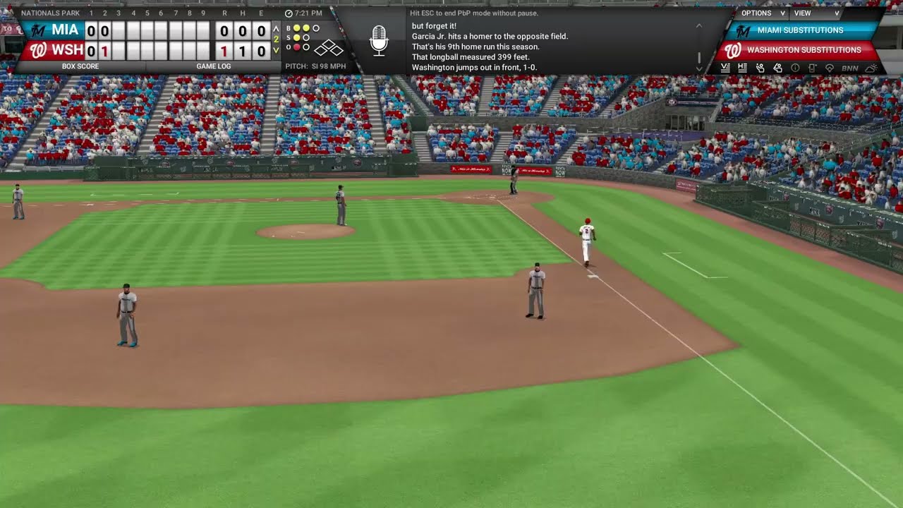 OOTP 26: Miami Marlins vs Washington Nationals