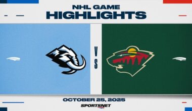 NHL Highlights | Mammoth vs. Wild - October 25, 2025