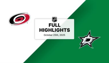 NHL Highlights | Hurricanes vs. Stars | October 25, 2025