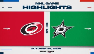 NHL Highlights | Hurricanes vs. Stars - October 25, 2025