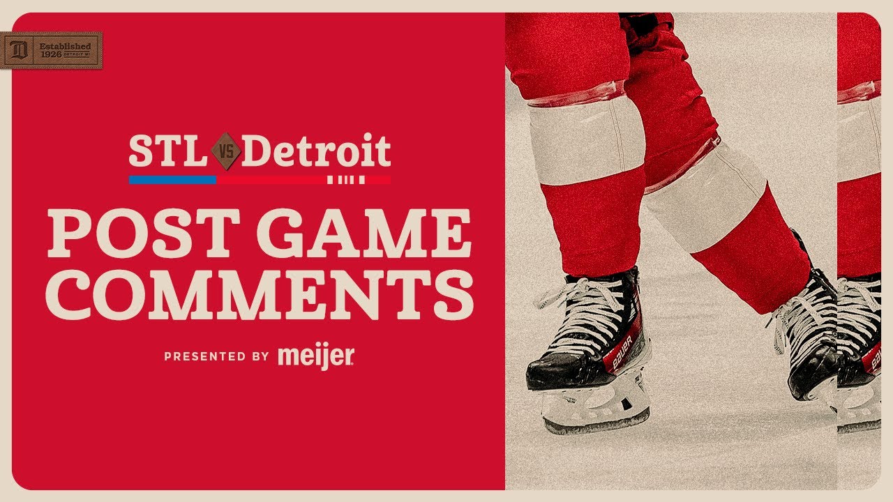 JT Compher, Jonatan Berggren, Todd McLellan Post Game Comments vs STL | Oct. 25, 2025