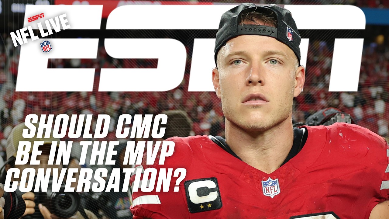 Read & React 👀 How Christian McCaffrey has put himself in the MVP conversation | NFL Live