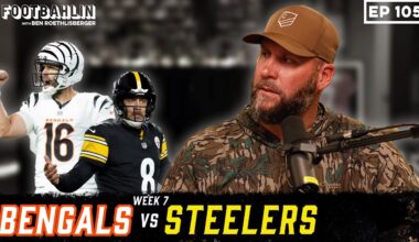 Big Ben talks Steelers loss to the Bengals, Green Bay preview, Tight End touchdowns and more! Ep 105