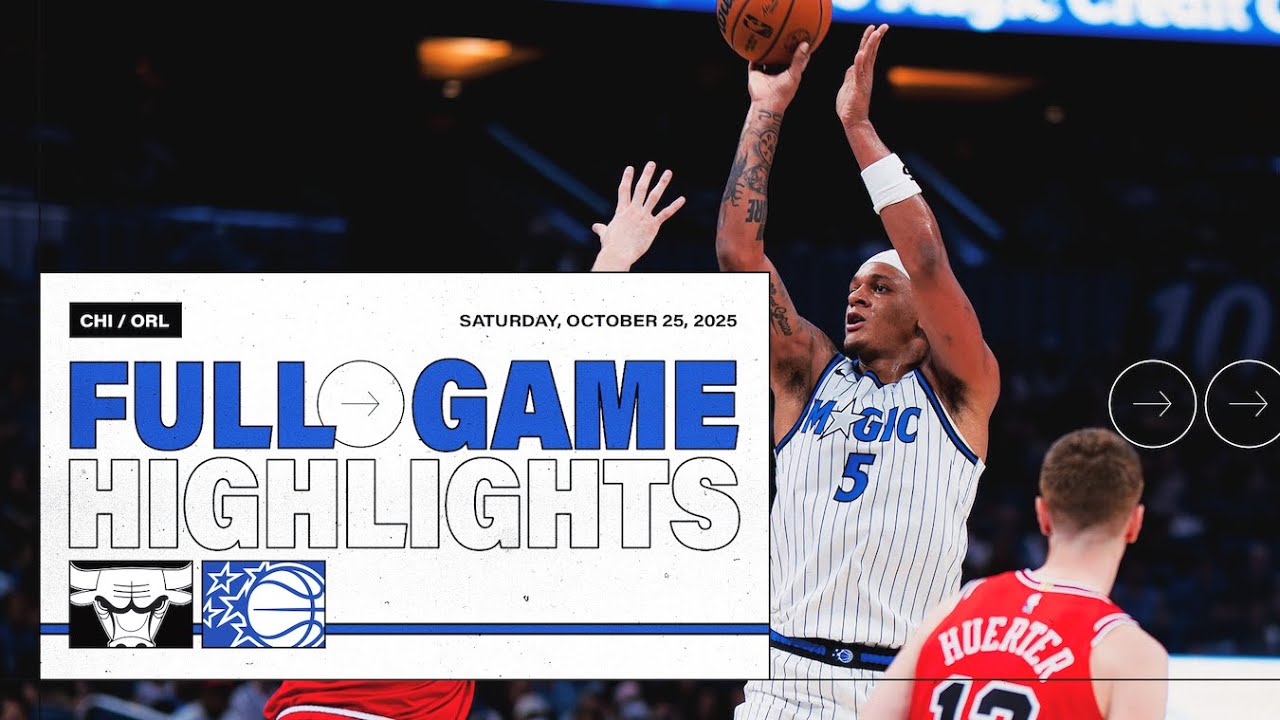 FULL GAME HIGHLIGHTS: CHICAGO BULLS VS. ORLANDO MAGIC 10.25.25