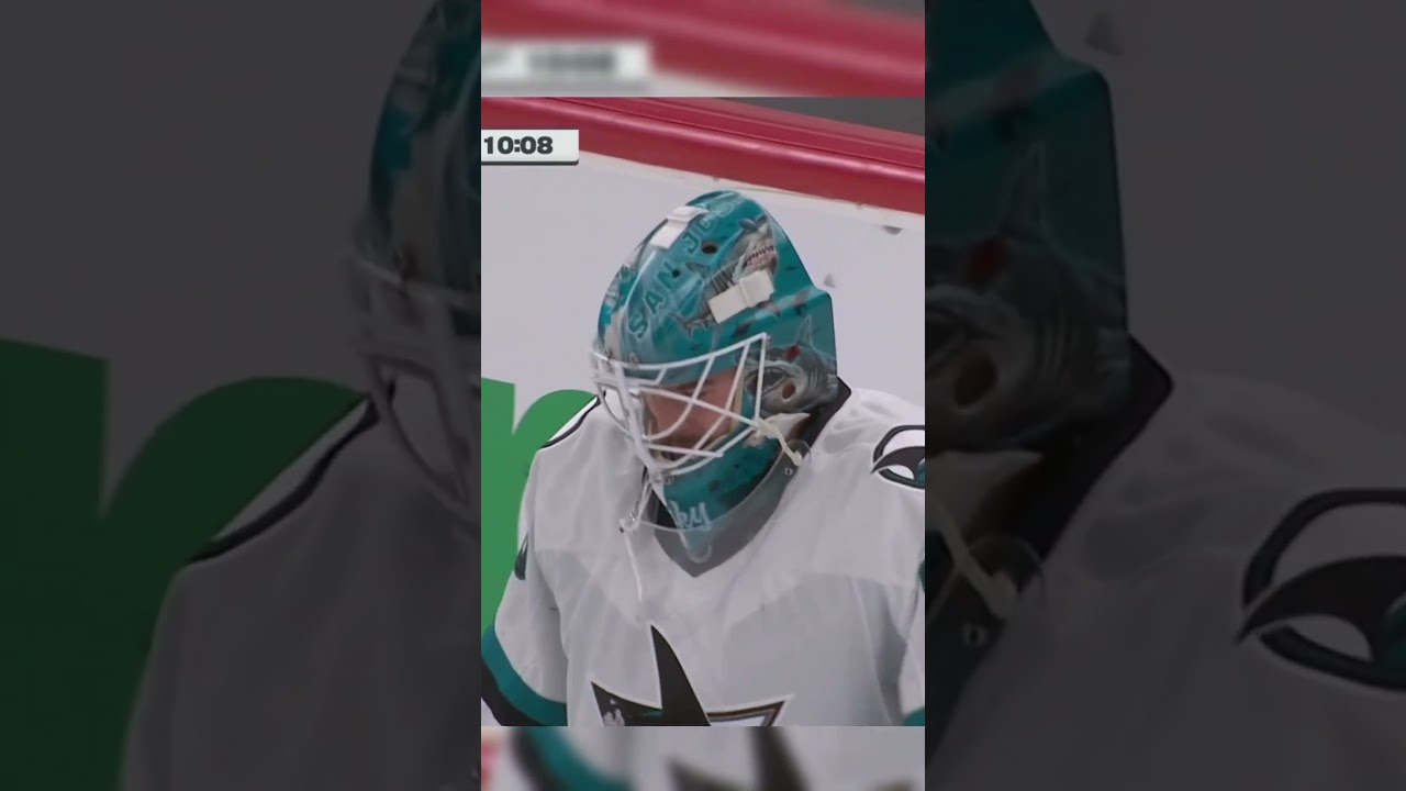 Holy Askarov!  #hockey #nhl #sharks