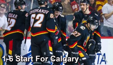 Slow Start to 25-26 Season Could be Good for the Flames Long Term Future