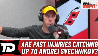 Carolina Hurricanes forward Andrei Svechnikov has lost a step