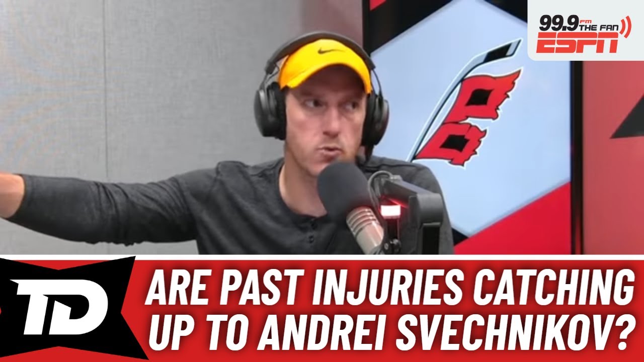 Carolina Hurricanes forward Andrei Svechnikov has lost a step