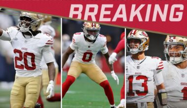 49ers Roster Moves + Practice Report: Surprise Deommodore Lenoir update, Brock Purdy, Ricky Pearsall