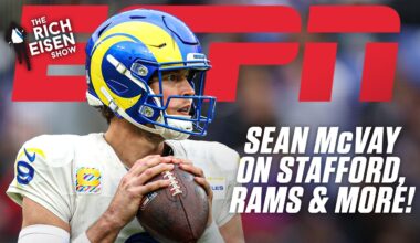 Sean McVay talks Matt Stafford, Rams' depth in Puka Nacua's absence & more! | The Rich Eisen Show