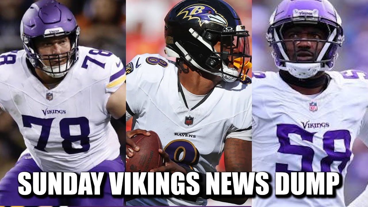 Minnesota Vikings News Dump (10.26.2025) | IR Issues, Lamar Screws Vikes, Trade Greenard?????