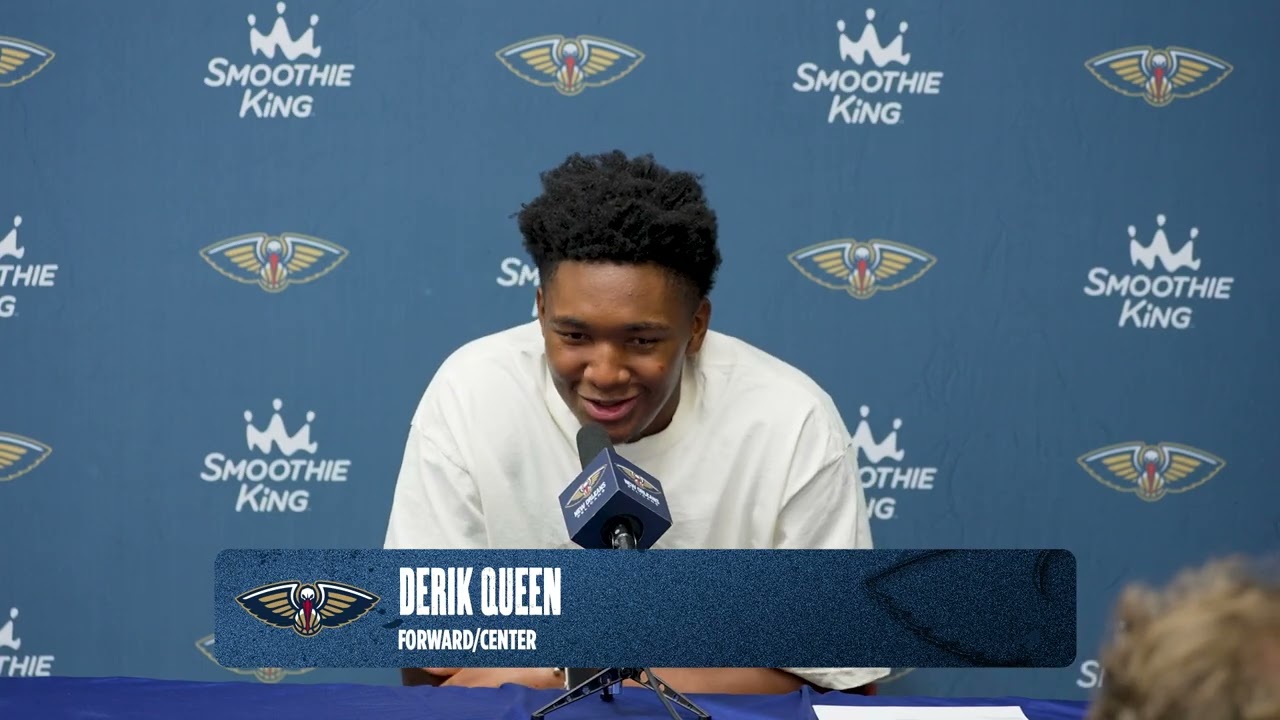 Derik Queen interview | Pelicans-Spurs Postgame 10/24/2025