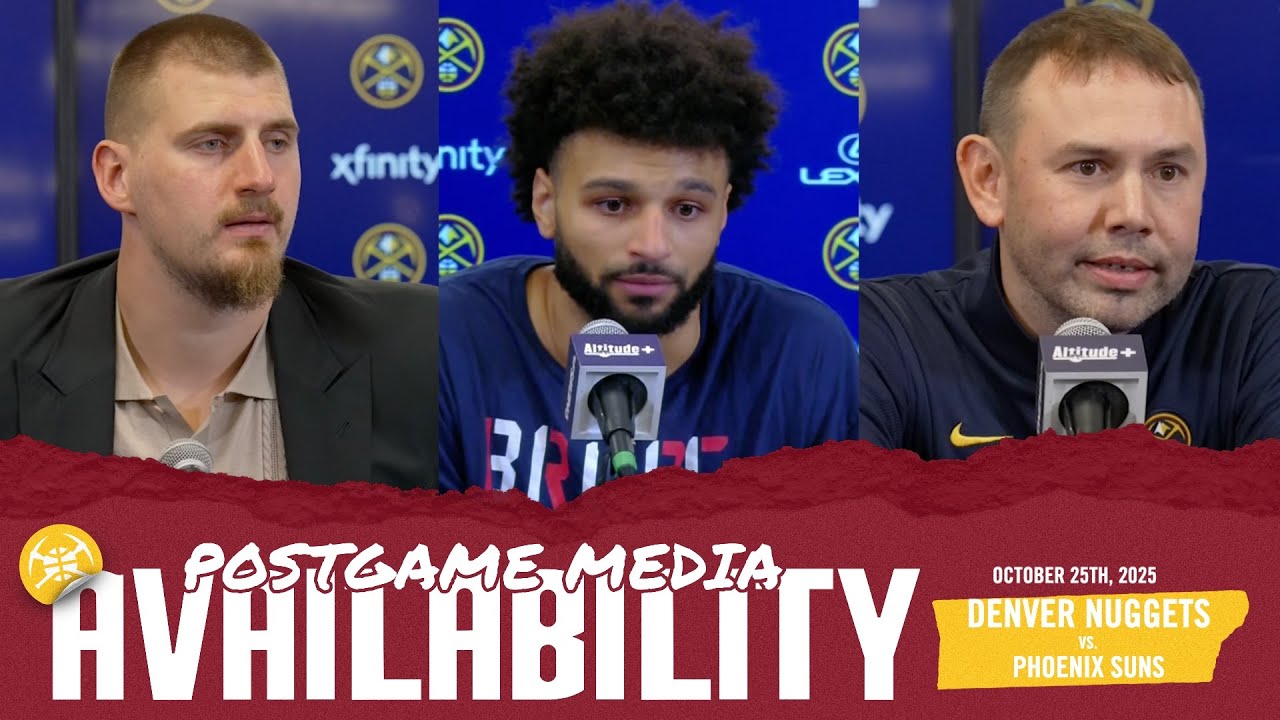 Full Denver Nuggets Postgame Media vs. PHX 🎙