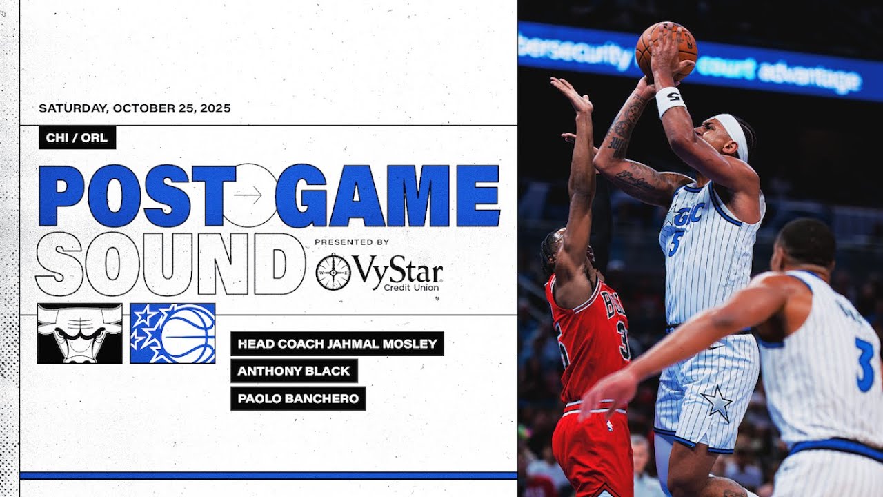 POSTGAME SOUND: CHICAGO BULLS VS. ORLANDO MAGIC | COACH MOSE, ANTHONY BLACK & PAOLO BANCHERO