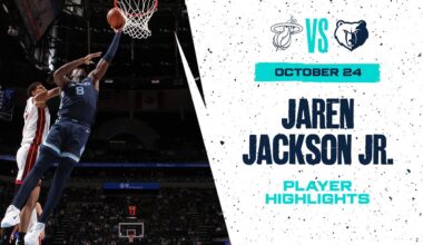 Jaren Jackson Jr. Highlights  vs  Miami Heat