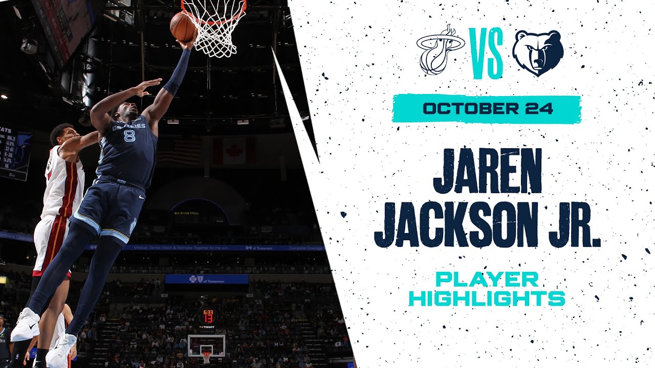 Jaren Jackson Jr. Highlights  vs  Miami Heat