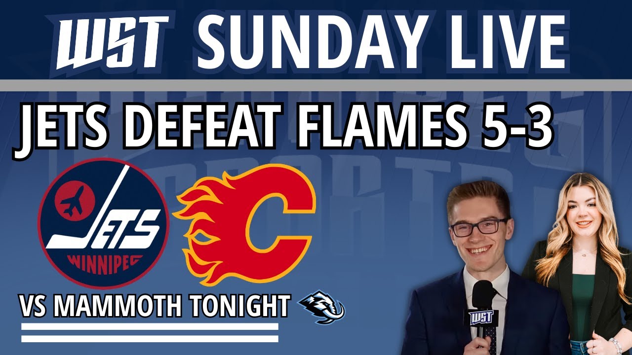 Winnipeg Jets win over Calgary, vs. Utah Mammoth Tonight | WST Sunday Live