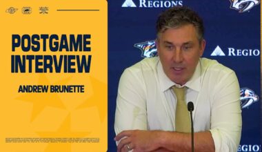 Andrew Brunette: Postgame Interview - Oct. 21
