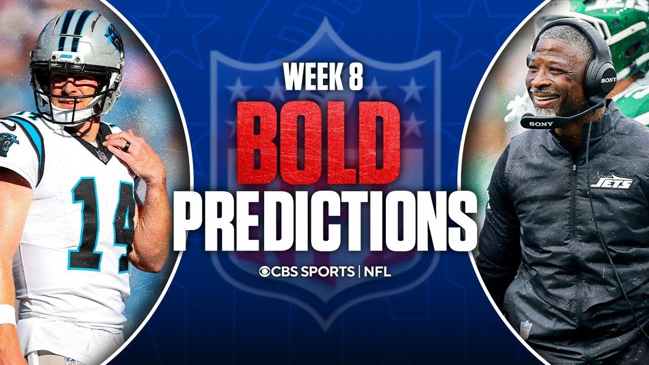NFL Week 8 BOLD Predictions: Jets, Aaron Glenn earn first win, Andy Dalton & Panthers upset Bills 👀