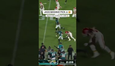 UNBELIEVABLE CASH FOR JAGS D/ST BETTORS 😳 #jaguars #chiefs #nfl #patrickmahomes #mnf