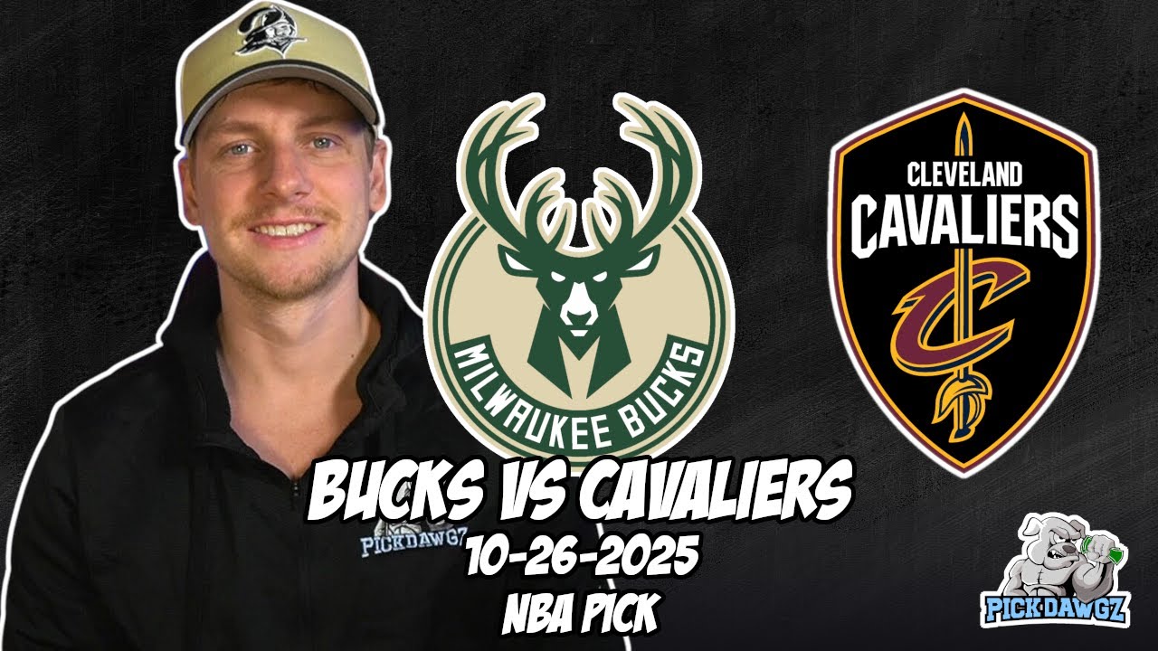 Milwaukee Bucks vs Cleveland Cavaliers 10/26/25 NBA Free Picks & Prediction | NBA Betting Tips