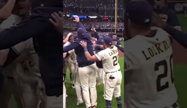 The Milwaukee Brewers are Going to the NLCS! #mlb #shorts