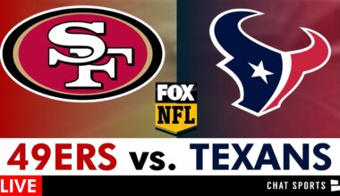 49ers vs. Texans Live Streaming Scoreboard, Free Play-By-Play, Highlights, Stats | NFL Week 8 On Fox