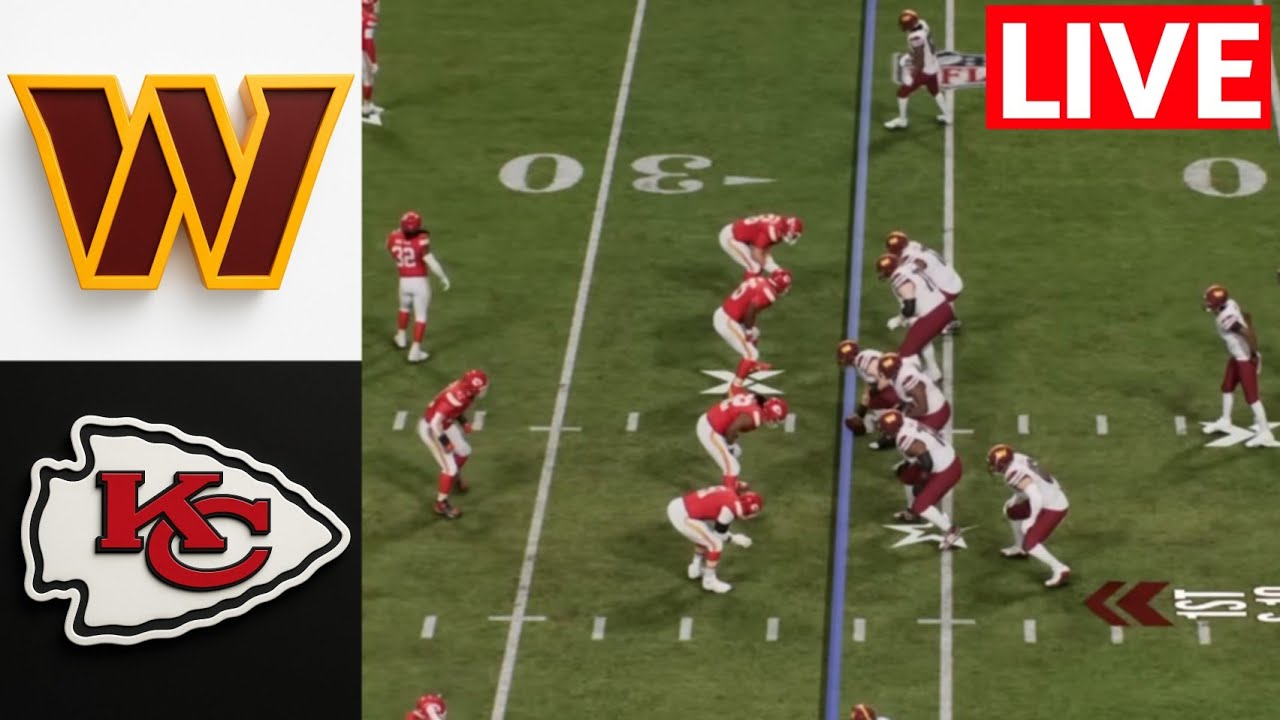 🔴 LIVE: Washington Commanders vs Kansas City Chiefs |Oct 26th WEEK 8 FULL GAME|MADDEN NFL 26 SIM