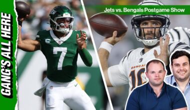 Jets Win their 1st Game of the Season 39-38 over the Bengals | Gang's All Here