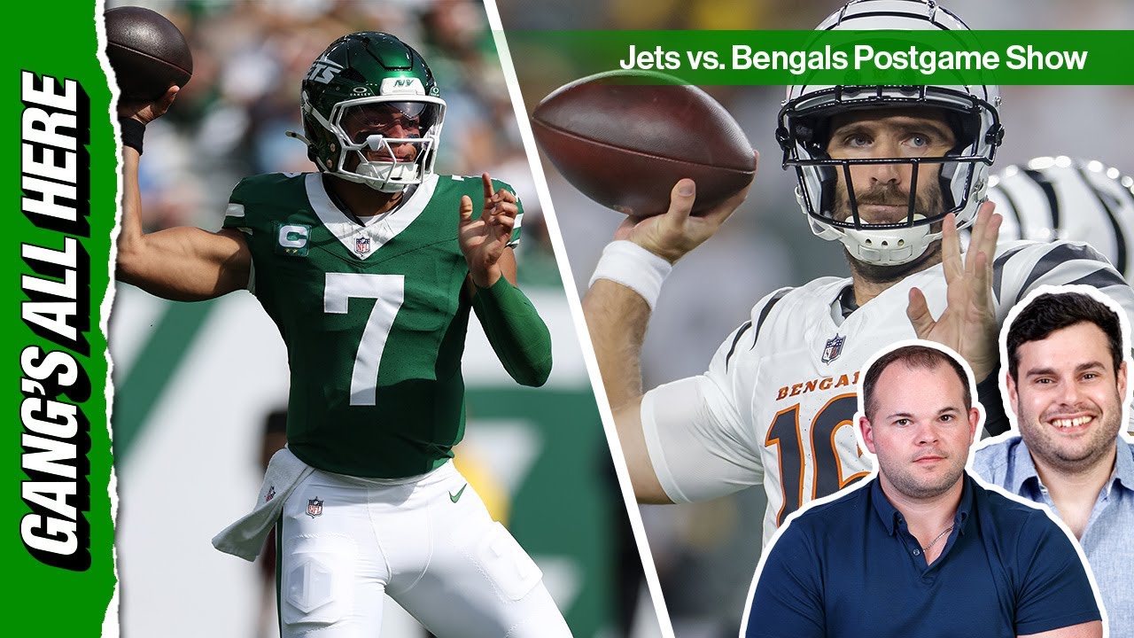 Jets Win their 1st Game of the Season 39-38 over the Bengals | Gang's All Here