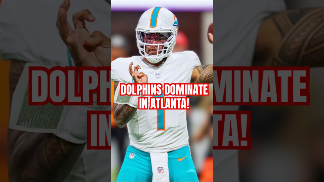 THIS IS WHY The Dolphins Dominated The Atlanta Falcons! #shorts #nfl #miamidolphins