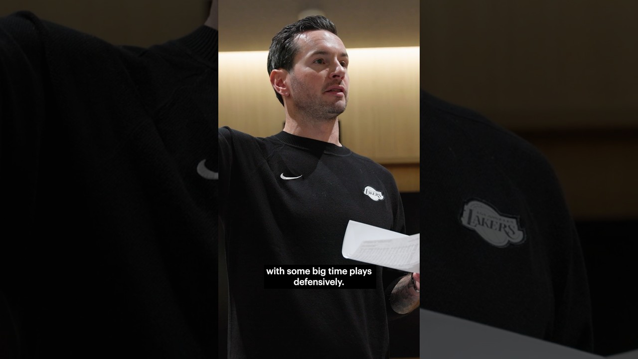 JJ in the Lakers Locker Room: Setting the Standard #NBA #Lakers